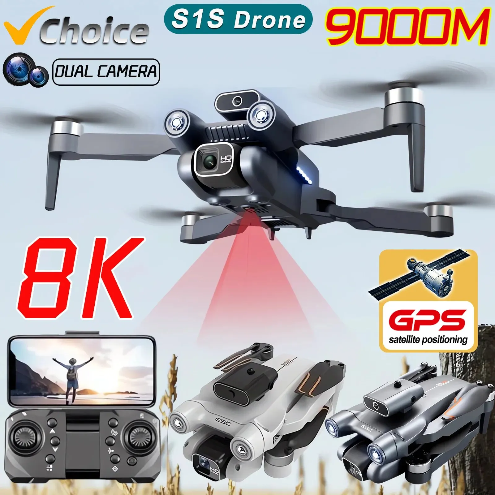 Dron con Motor sin escobillas  - Drone Kit Professional reseña y precio