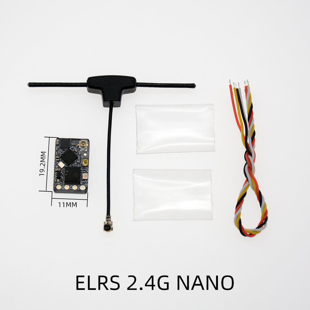 Receptor TKIC ELRS Nano 2.4GHz - Drone Kit Long Range reseña y precio
