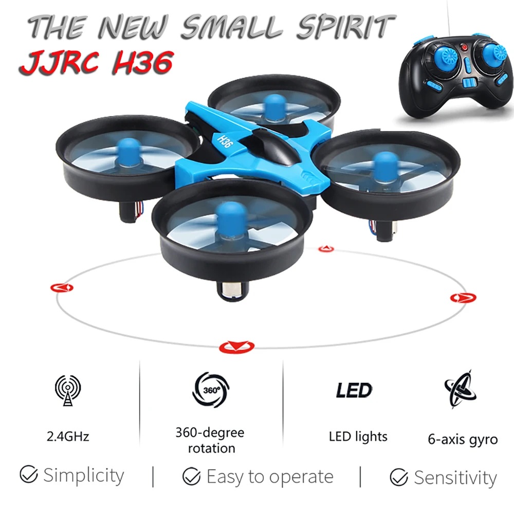 JJRC H36 Mini Drone 4 canales  - Drone Kit Tricopter reseña y precio